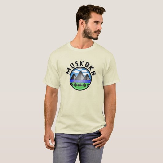 Muskoka Design (Version 2) - T - Shirt für Männer (Vorne ganz)