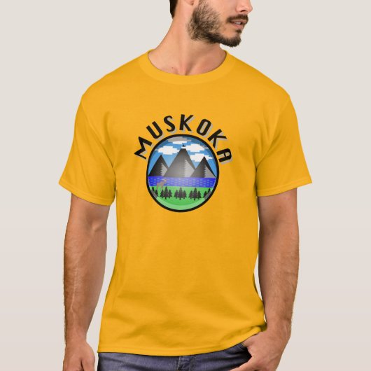Muskoka Design (Version 2) - T - Shirt für Männer (Vorderseite)