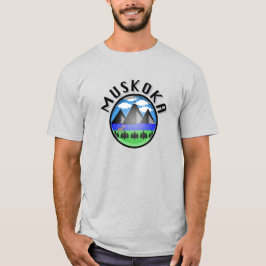 Muskoka Design (Version 2) - T - Shirt für Männer
