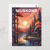 Muskoka Ontario Kanada Postkarte (Vorne/Hinten)