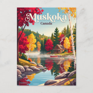 Muskoka, Ontario, Kanada Postkarte