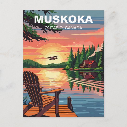 Muskoka Ontario Kanada Postkarte (Vorderseite)