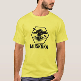 Muskoka Ontario Kayaker - T - Shirt für Männer