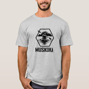 Muskoka Ontario Kayaker - T - Shirt für Männer