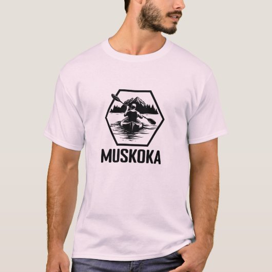 Muskoka Ontario Kayaker - T - Shirt für Männer (Vorderseite)