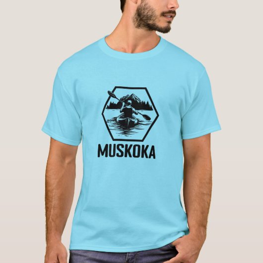 Muskoka Ontario Kayaker - T - Shirt für Männer (Vorderseite)
