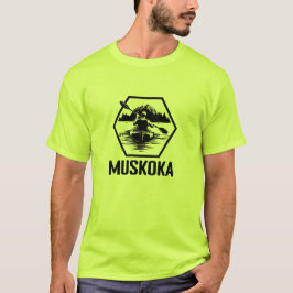 Muskoka Ontario Kayaker - T - Shirt für Männer