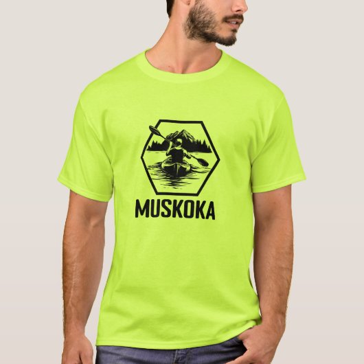 Muskoka Ontario Kayaker - T - Shirt für Männer (Vorderseite)