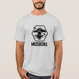 Muskoka Ontario Kayaker - T - Shirt für Männer