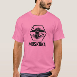 Muskoka Ontario Kayaker - T - Shirt für Männer