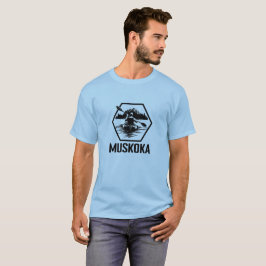 Muskoka Ontario Kayaker - T - Shirt für Männer