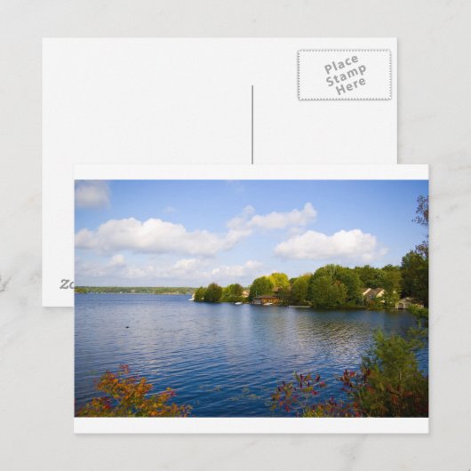 Muskoka-See Postkarte (Vorne/Hinten)