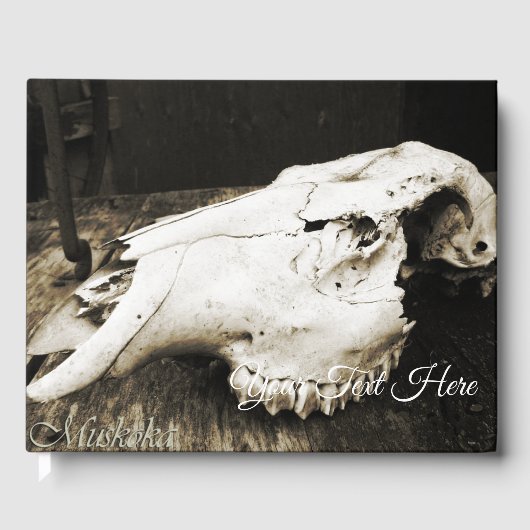 Muskoka Skull Gästebuch (Vorderseite)