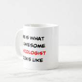 Muskologe, phantastisch kaffeetasse (Vorderseite Links)