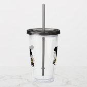 Muskovy Duck and Adorable Duckling Acryltrinkbecher (Rechts)