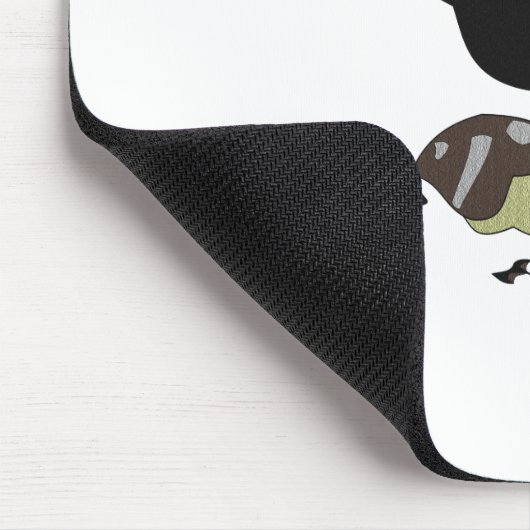 Muskovy Duck and Adorable Duckling Mousepad (Ecke)