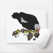 Muskovy Duck and Adorable Duckling Mousepad (Mit Mouse)