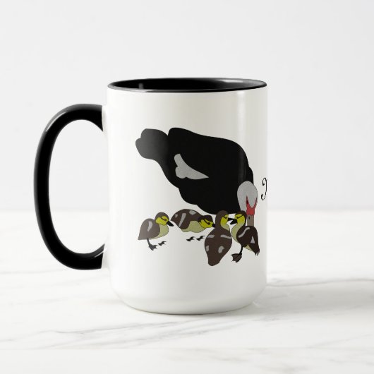 Muskovy Duck and Adorable Duckling Tasse (Links)