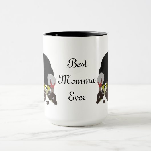 Muskovy Duck and Adorable Duckling Tasse (Zentrum)