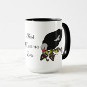 Muskovy Duck and Adorable Duckling Tasse (VorderseiteRechts)