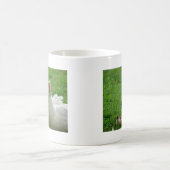 Muskovy Hen und Ducklings Kaffeetasse (Mittel)