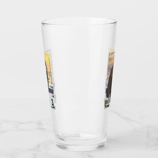 Muskox - Alaska Postage Glas (Links)