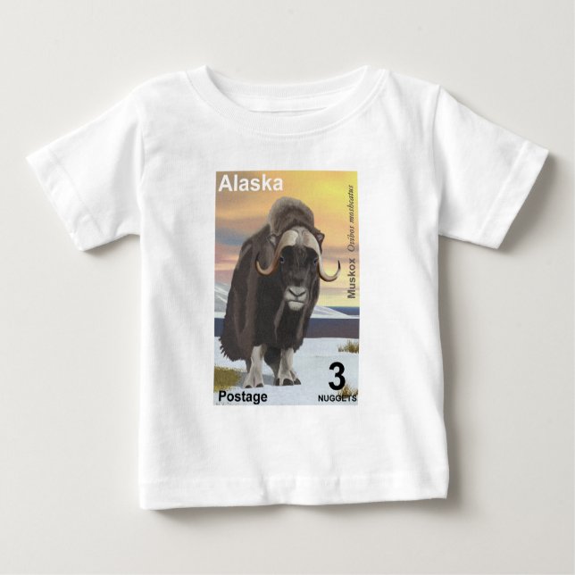 Muskox Baby T-shirt (Vorderseite)