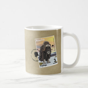 Muskox Briefmarke Souvenir Kaffeetasse