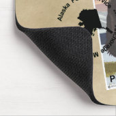 Muskox Briefmarke Souvenir Mousepad (Ecke)