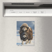 Muskox im Aulavik-Nationalpark Kanada Magnet (In Situ (Geschirrspüler))