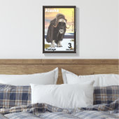 Muskox Leinwanddruck (Insitu (Schlafzimmer))