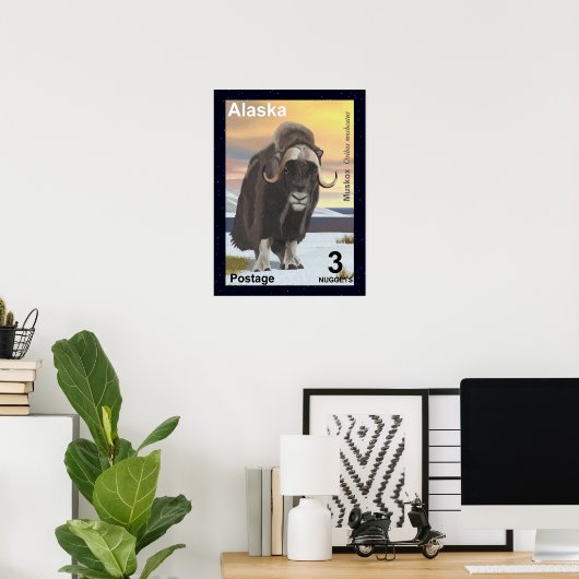 Muskox Poster (Heimbüro)