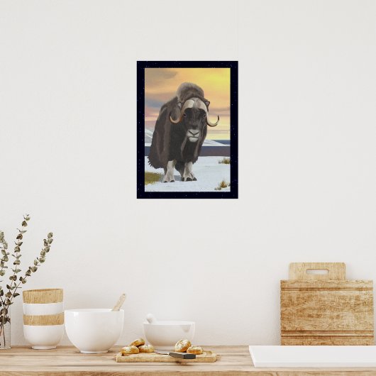 Muskox Poster (Küche)