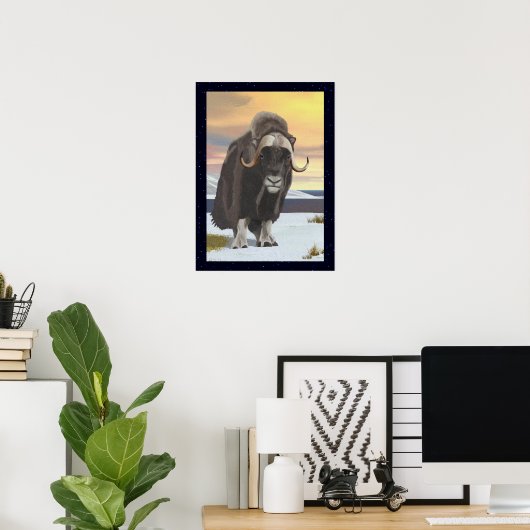 Muskox Poster (Heimbüro)