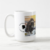 Muskox Souvenir Kaffeetasse (Links)