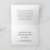 Muskrat Christmas Quirky Feiertagskarte (Innenseite)