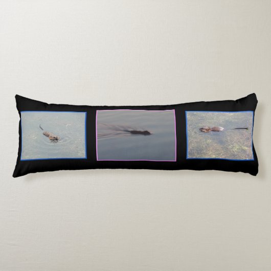 Muskrat Körperpilz Seitenschläferkissen (Vorderseite)