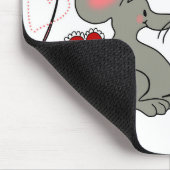 Muskrat Liebe Mouse Pad Mousepad (Ecke)