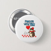 Muskrat Love Forever With You  Button (Vorne & Hinten)