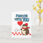 Muskrat Love Forever With You Karte (Gelbe Blume)