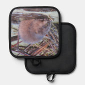 Muskrat Topflappen (Vorderseite/Rückseite)