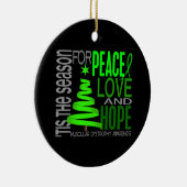 Muskuläre Dystrophie Weihnachten 1 Ornamente (Rechts)