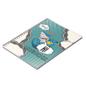 Muskuläre Hai-Comic-Notebook - HI, LIEBE ROC Notizblock (Linke Seite)