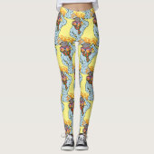 Muskulärer Schneemann Tropischer Urlaub Thunder_Co Leggings (Vorderseite)