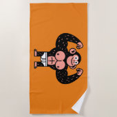 Muskulatur Strandtuch (Vorderseite)