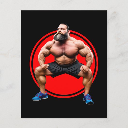 Muskulöser Bärtiger Flyer (Vorne)