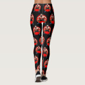Muskulöser Bärtiger Leggings (Rückseite)