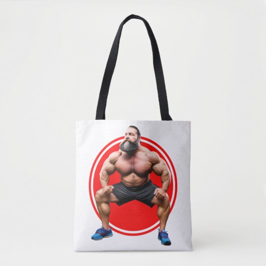 Muskulöser Bärtiger Tasche (Vorderseite)