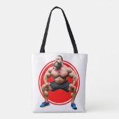 Muskulöser Bärtiger Tasche (Rückseite)