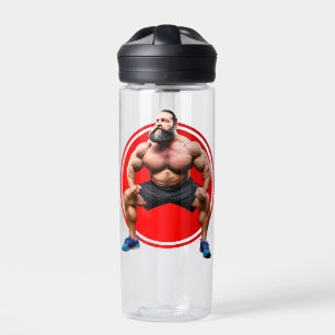 Muskulöser Bärtiger Trinkflasche